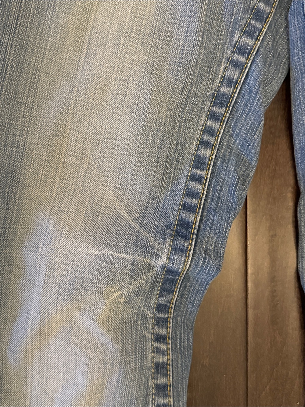 Vintage Y2K Bebe Distressed Kayla Bootcut Jeans with Embroidered Back Pockets - Picture 9 of 13
